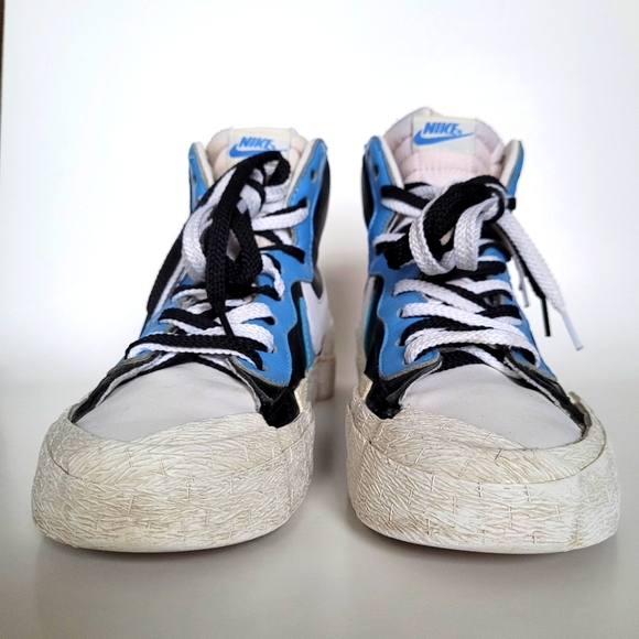 Nike Blazer Mid - Sacai White Black Legend Blue - Picture 6 of 15